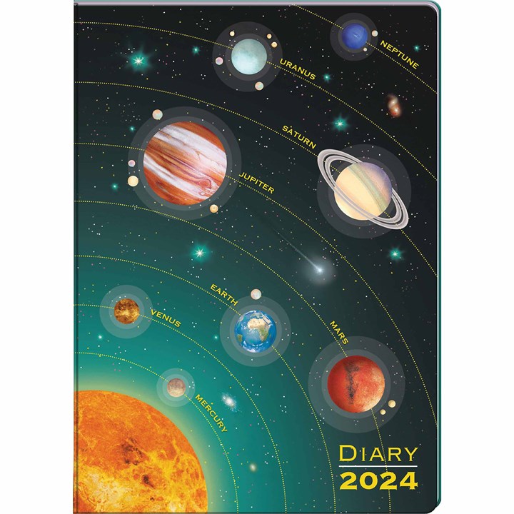 Solar System A5 Diary 2024