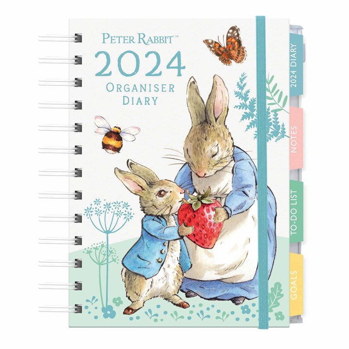 Peter Rabbit Illustrated Organiser A6 Diary 2024