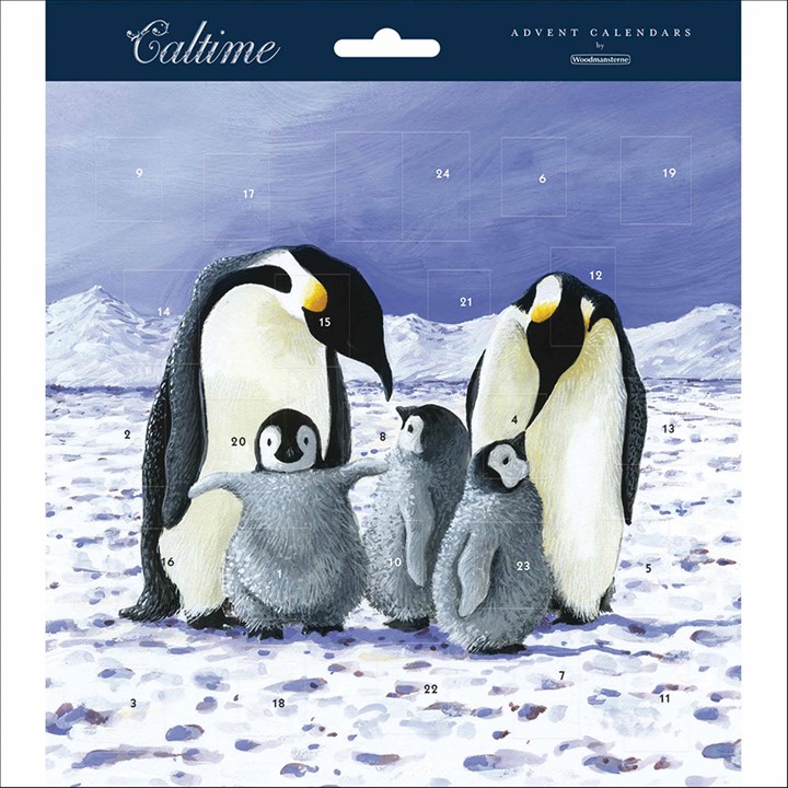 Penguins Happy Family Square Advent Calendar
