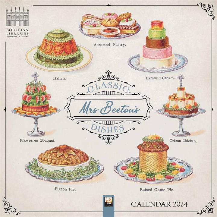 Bodleian Libraries, Mrs Beeton's Classic Dishes Calendar 2024