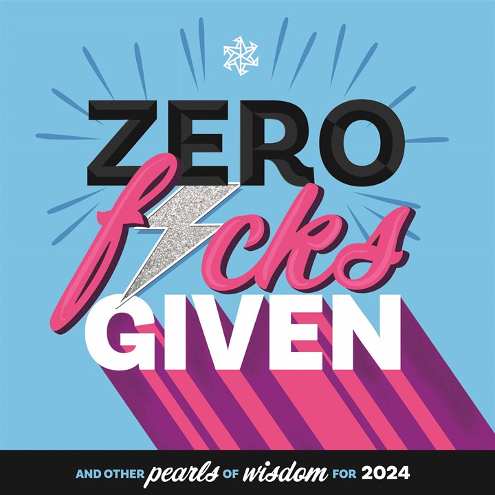 Paper Ninja, Zero F*cks Given Calendar 2024