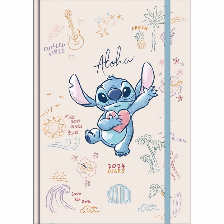 Disney, Stitch A5 Diary 2024