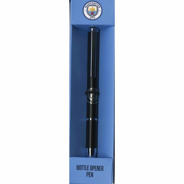 Manchester City FC Bottle Opener Ball Point Pen
