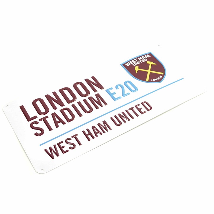 West Ham United FC Street Sign