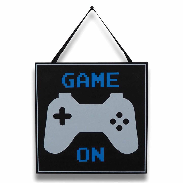 Game On - Hanging Plaque