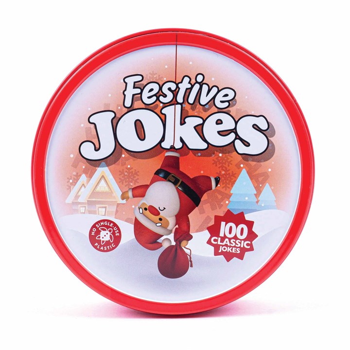 Festive Jokes in a Tin