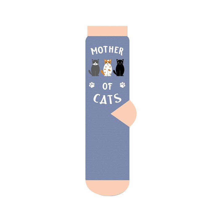 Mother of Cats Socks - Size 4 - 8