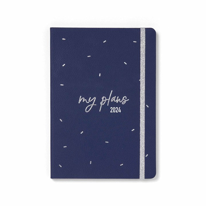 My Plans, Blue Mid Year A5 Diary 2024