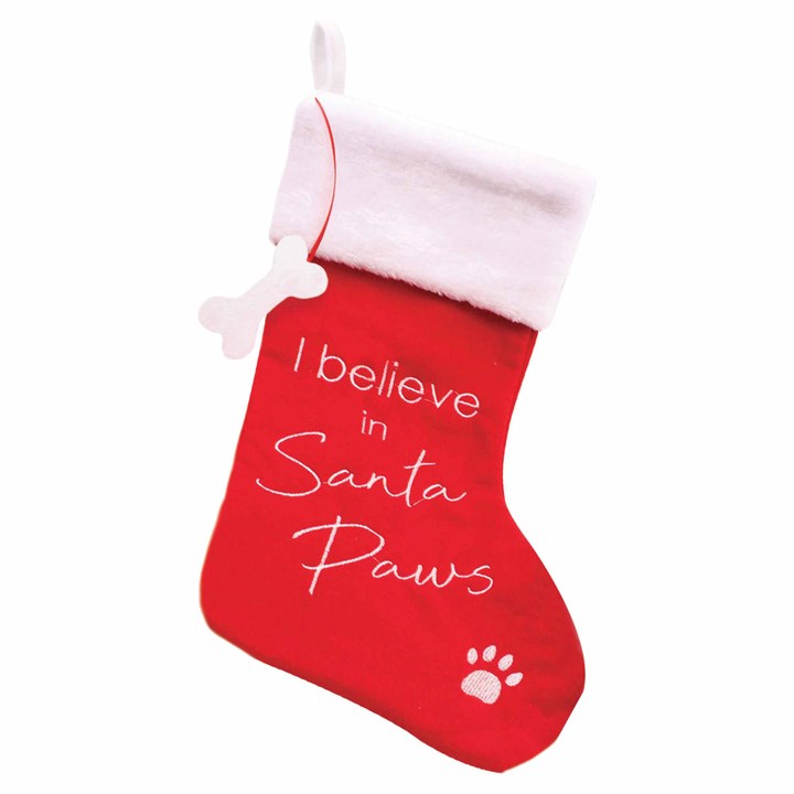 Santa Paws, Dog Christmas Stocking