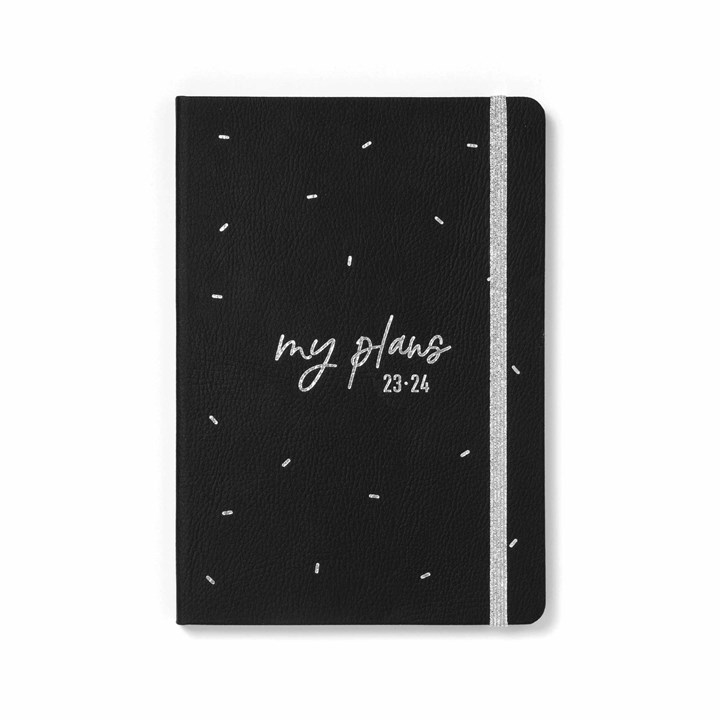 My Plans, Black Mid Year A5 Diary 2023 - 2024