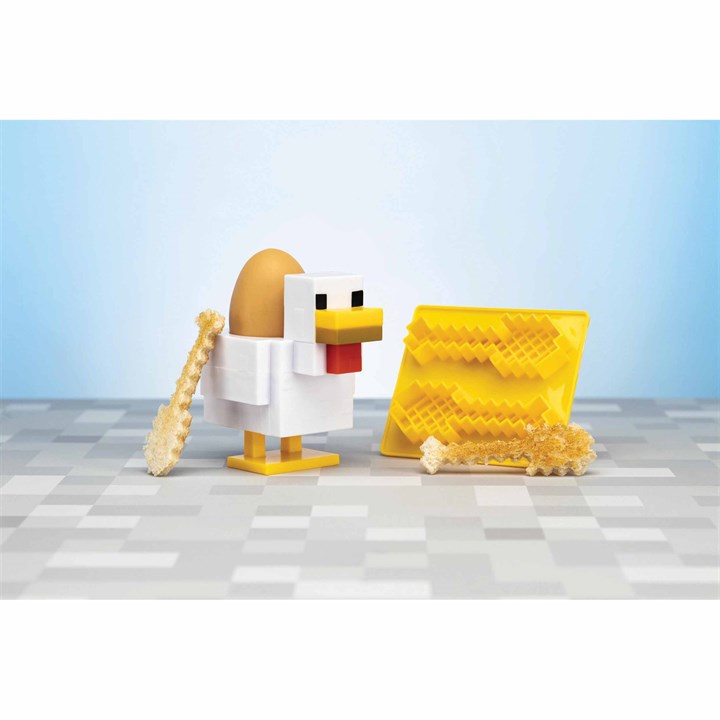 Minecraft, Chicken Egg Cup and Shovel Toast Cutter