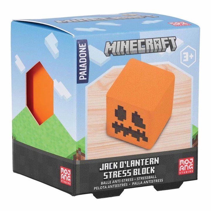 Minecraft Jack O'Lantern Stress Block