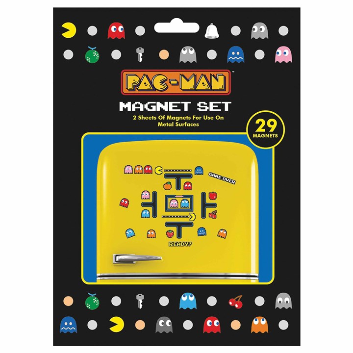 Pac-Man Pixel Magnet Set