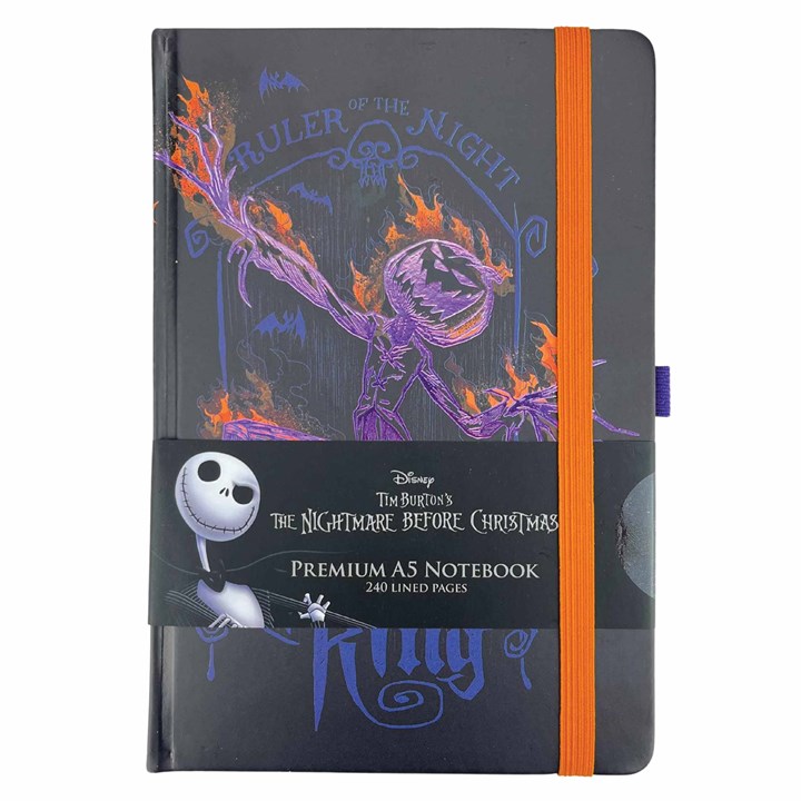 Disney, Nightmare Before Christmas Pumpkin King Premium A5 Notebook