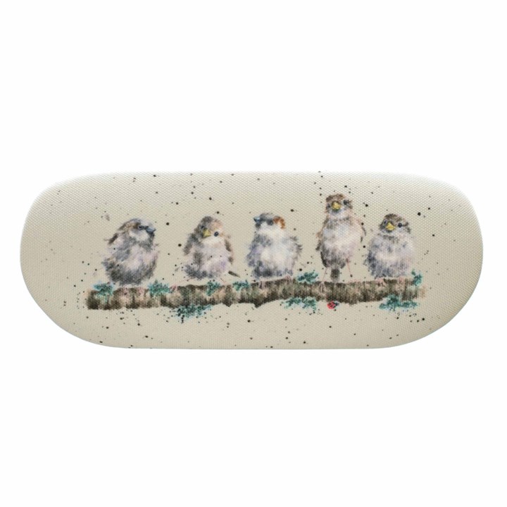 Wrendale Designs, Chirpy Chaps Sparrow Glasses Case