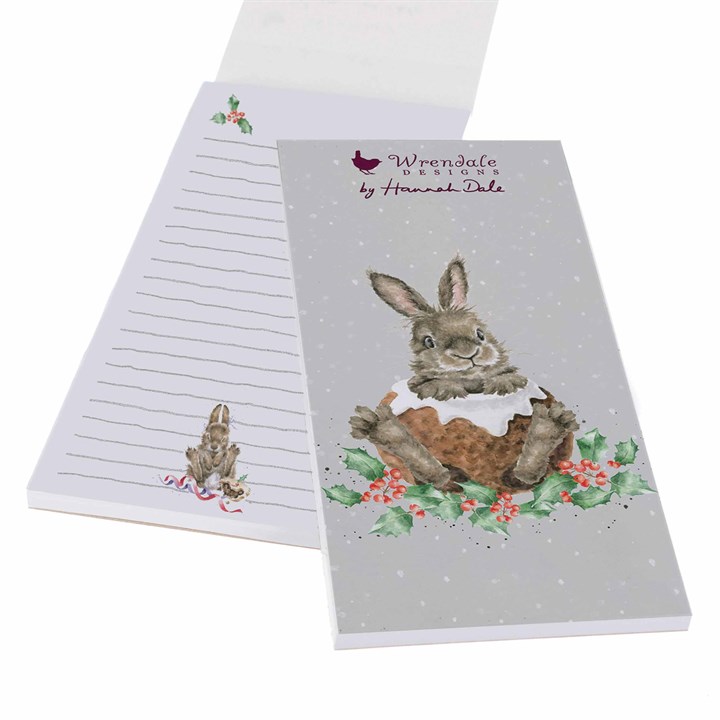 Wrendale Designs, Little Pudding Rabbit Shopping List Pad