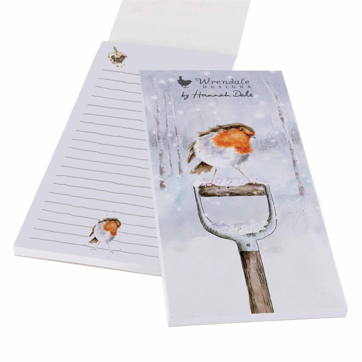 Wrendale Designs, Little Red Robin Shopping List Pad