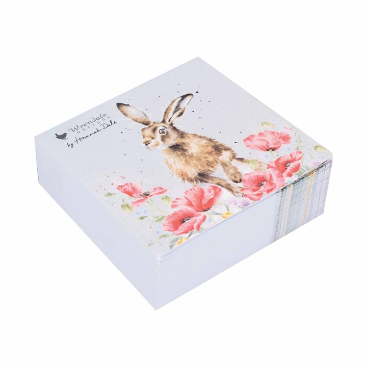 Wrendale Designs, Field of Flowers Hare Sticky Notes