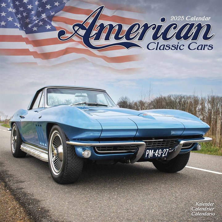 American Classic Cars Calendar 2025