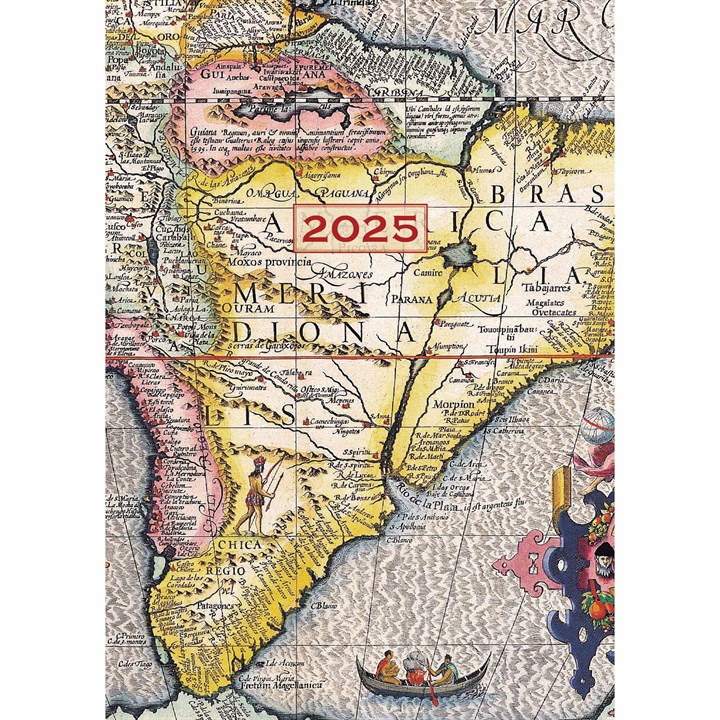 Antique Maps A5 Diary 2025