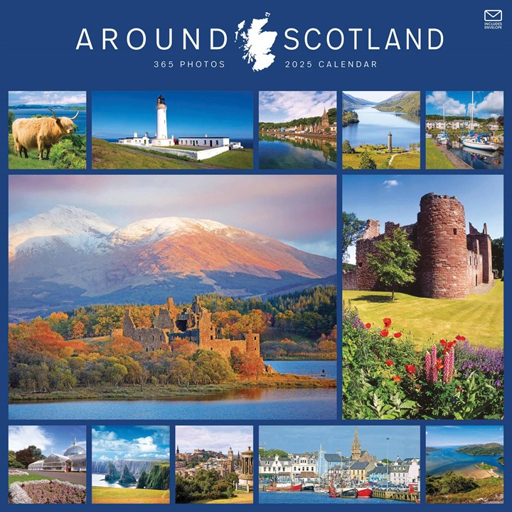Around Scotland In 365 Days Calendar 2025