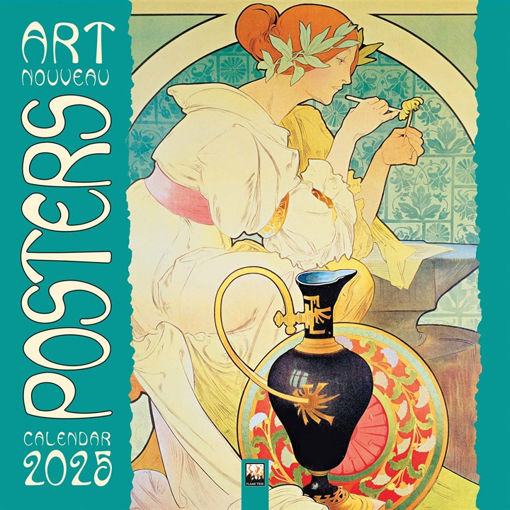 Art Nouveau Posters Calendar 2025