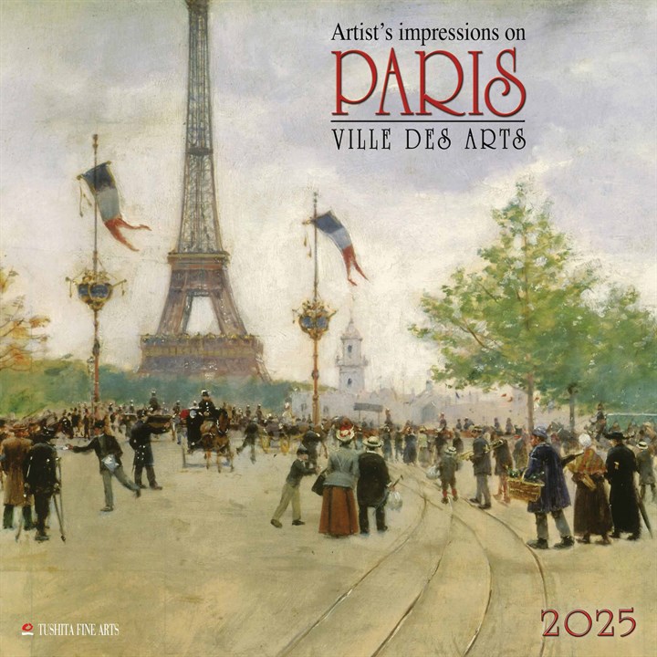 Artist's Impressions On Paris Calendar 2025