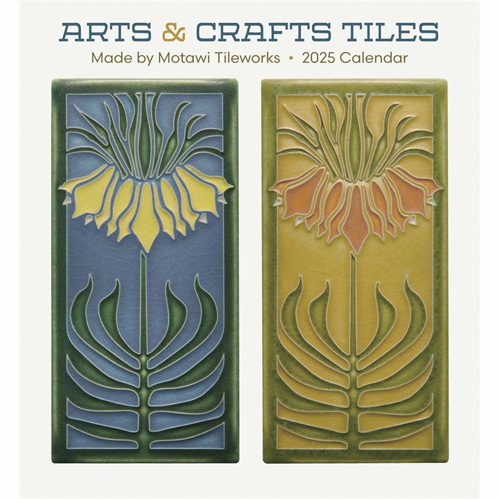 Arts & Crafts Tiles Calendar 2025