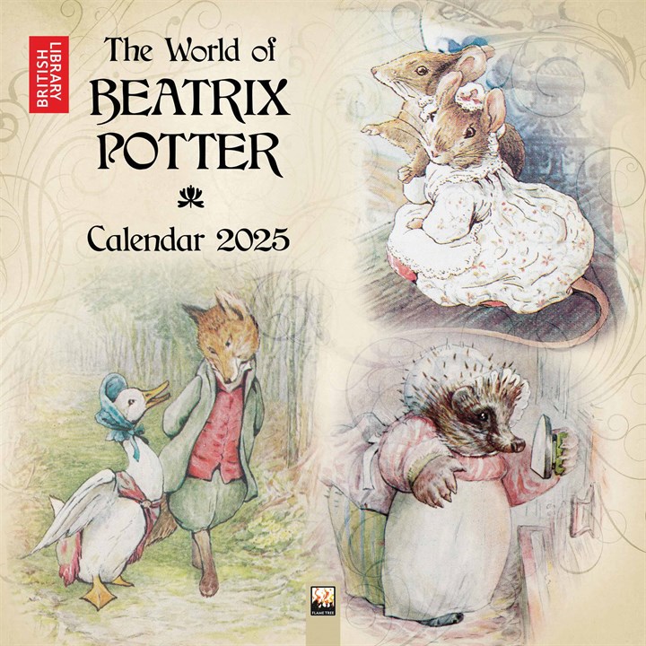 British Library, The World Of Beatrix Potter Calendar 2025