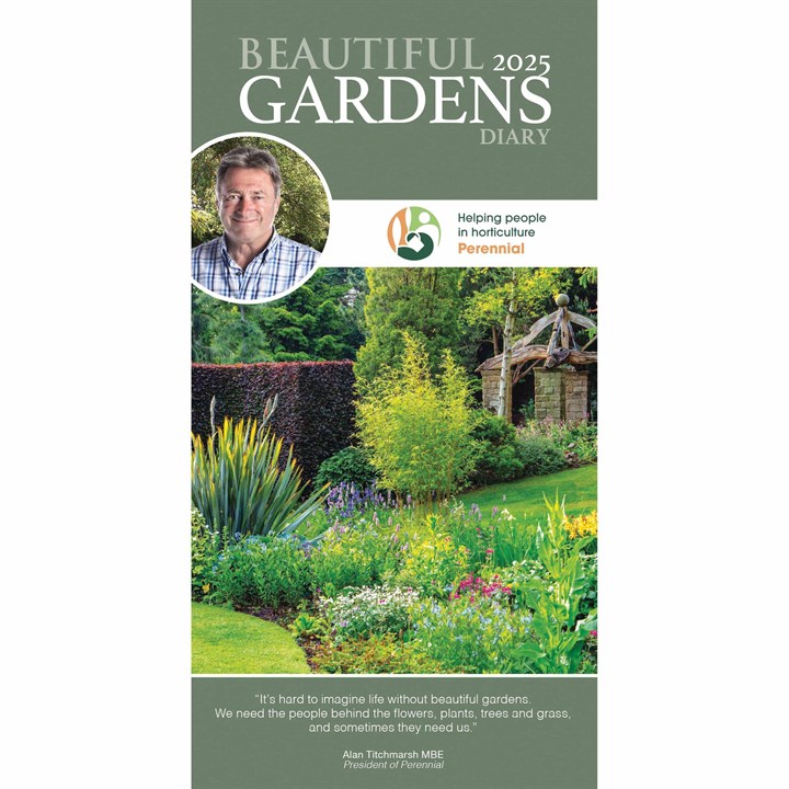 Alan Titchmarsh, Beautiful Gardens Slim Diary 2025