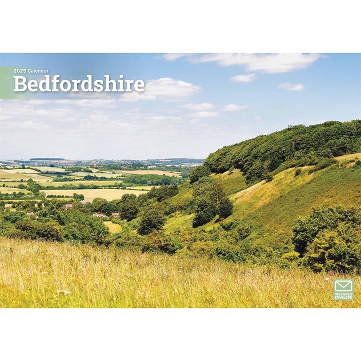 Bedfordshire A4 Calendar 2025