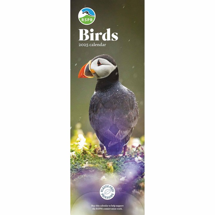 RSPB, Birds Slim Calendar 2025
