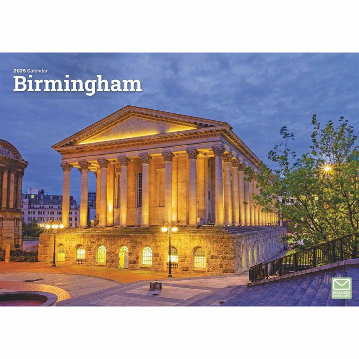 Birmingham A4 Calendar 2025