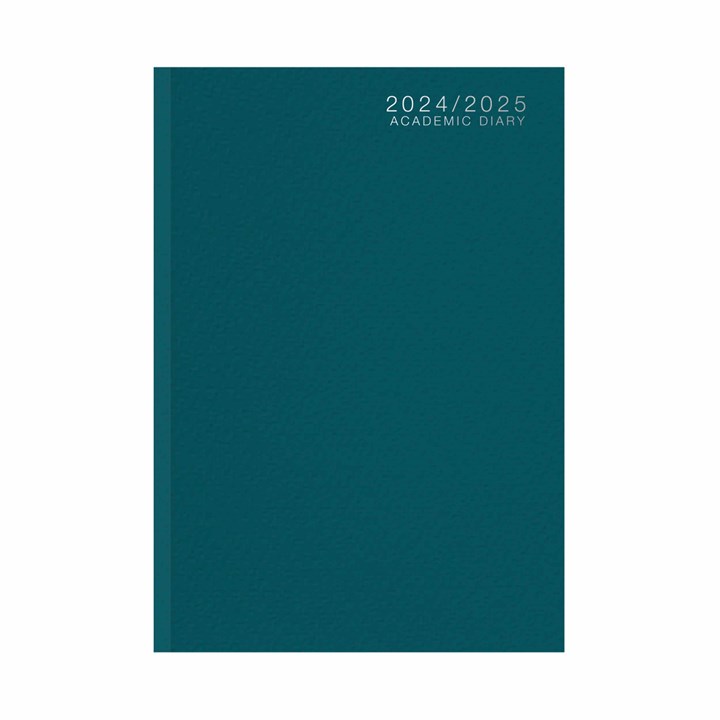 Teal Classic Academic Day To View A4 Diary 2024 - 2025