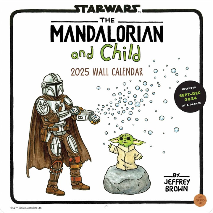 Star Wars, The Mandalorian and Child Calendar 2025