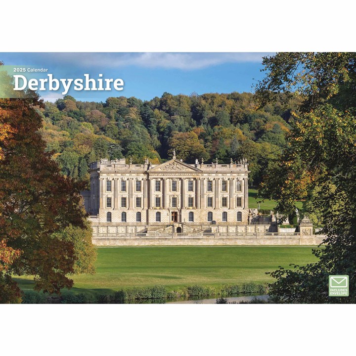 Derbyshire A4 Calendar 2025