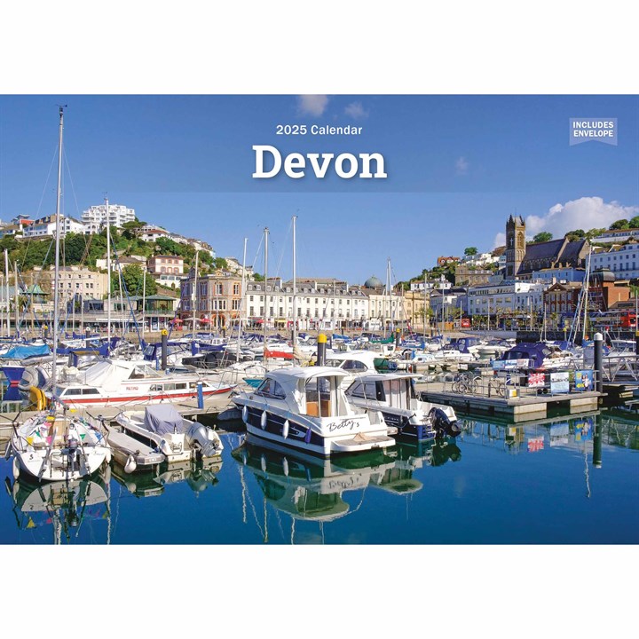 Devon A5 Calendar 2025