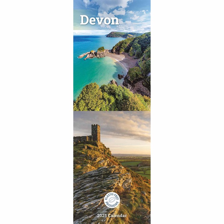Devon Slim Calendar 2025