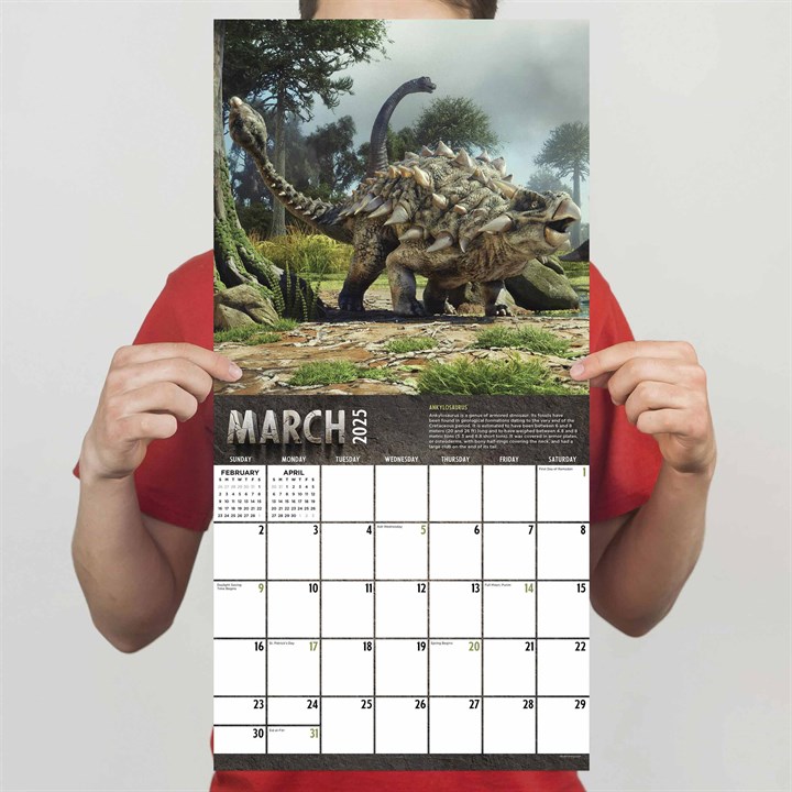 Dinosaurs Calendar 2025