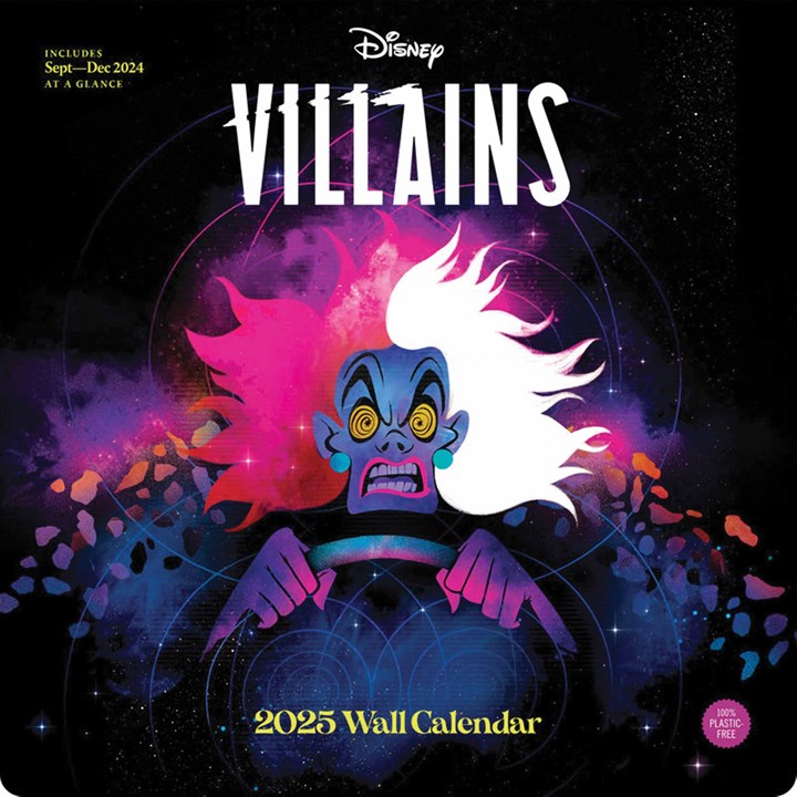 Disney Villains Calendar 2025