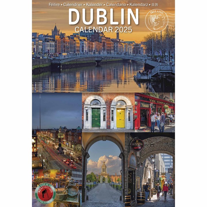 Dublin A5 Calendar 2025