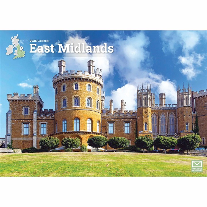East Midlands A4 Calendar 2025