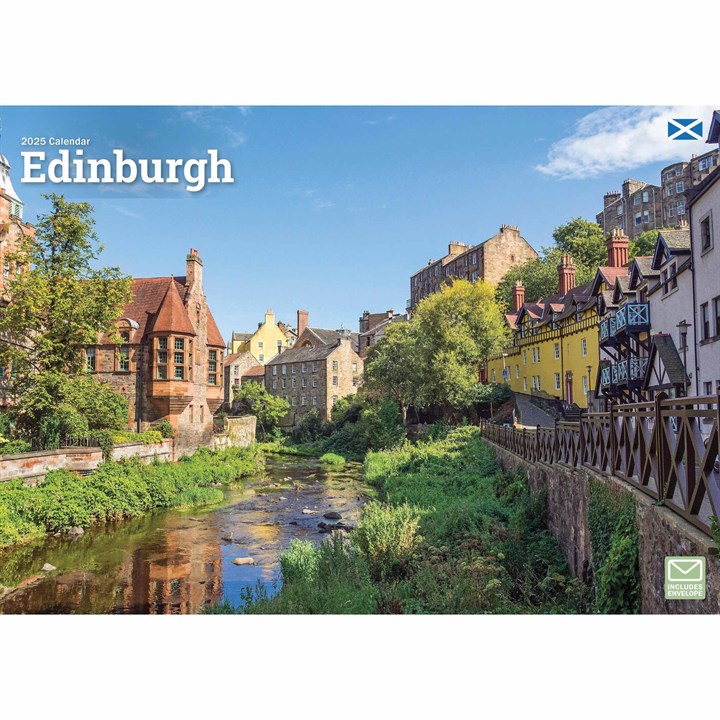 Edinburgh A4 Calendar 2025
