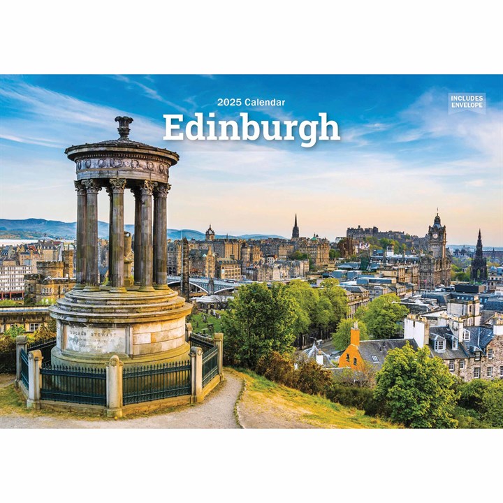 Edinburgh A5 Calendar 2025