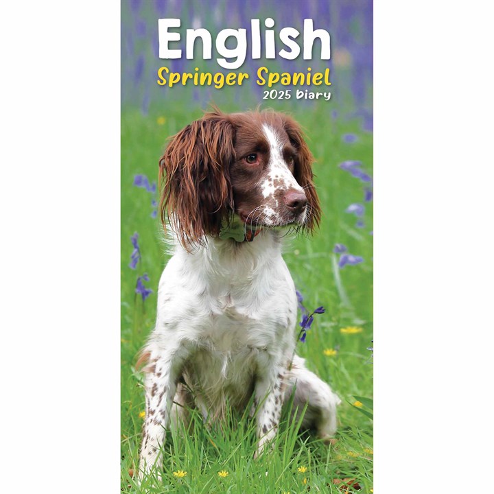 English Springer Spaniel Slim Diary 2025
