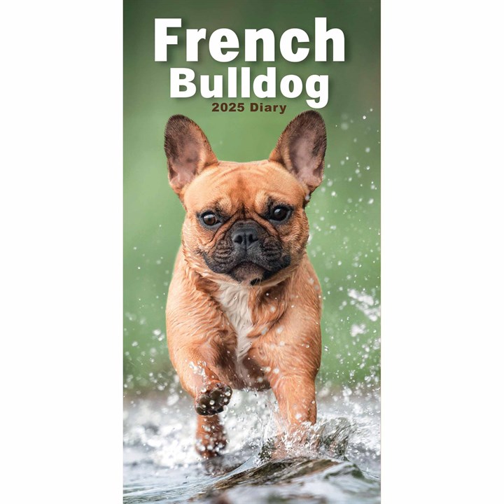 French Bulldog Slim Diary 2025