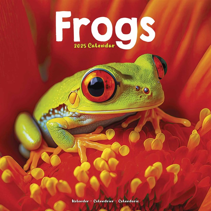 Frogs Calendar 2025