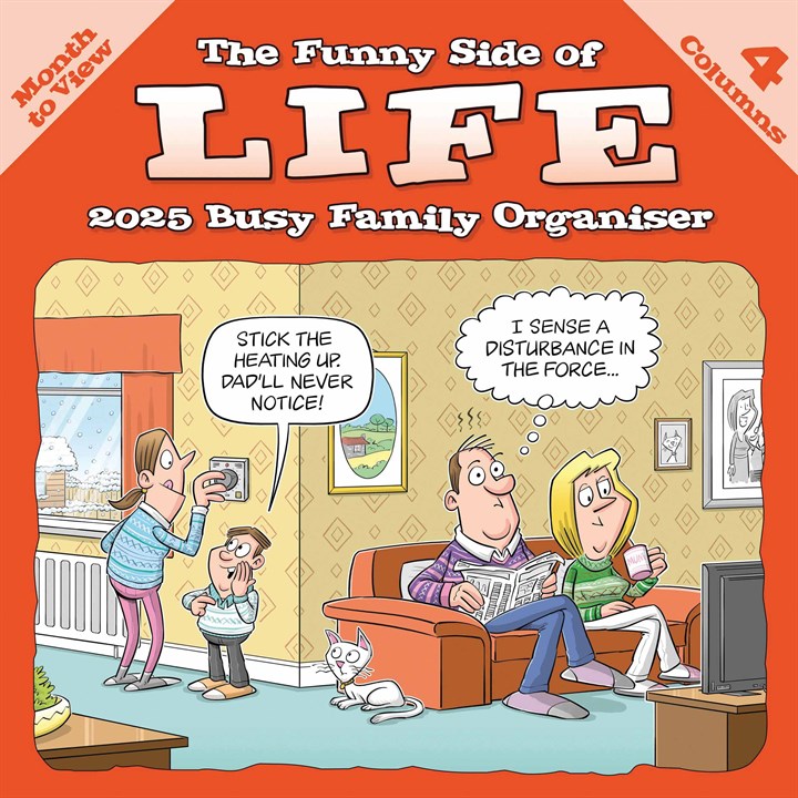 Funny Side Of Life Family Organiser 2025