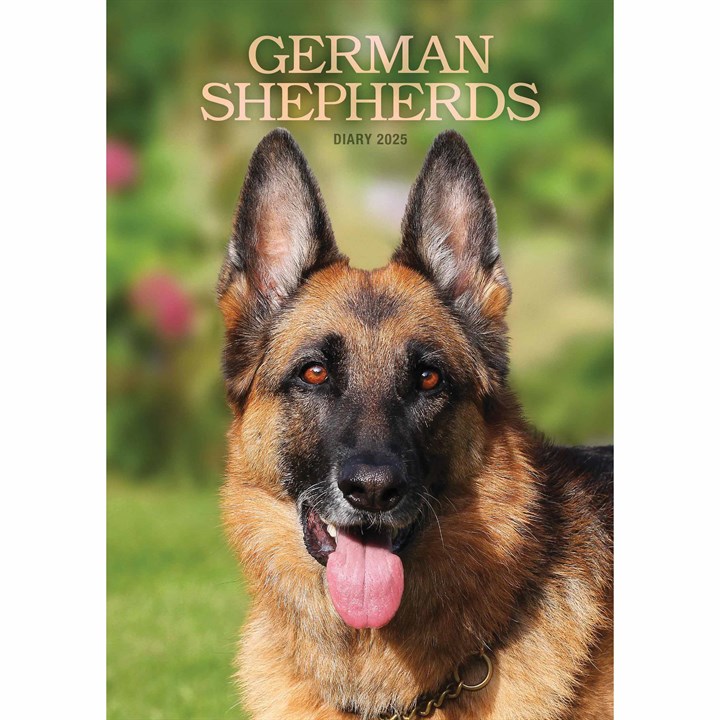 German Shepherds A5 Diary 2025
