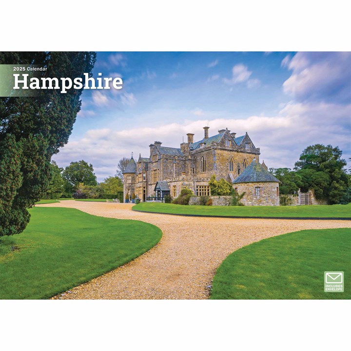Hampshire A4 Calendar 2025